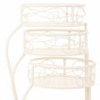 Flower Pot Stand Alexandra House Living White Metal Iron 34 x 76 x 40 cm Online