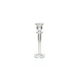 Candleholder Romimex Transparent Glass 5 x 22 x 5 cm Fashion