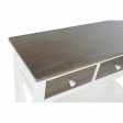 Console DKD Home Decor S3022705 White Grey Poplar 100 x 32 x 85 cm Sale