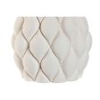 Vase Home ESPRIT White Ceramic Stoneware Modern 15 x 15 x 15 cm Online