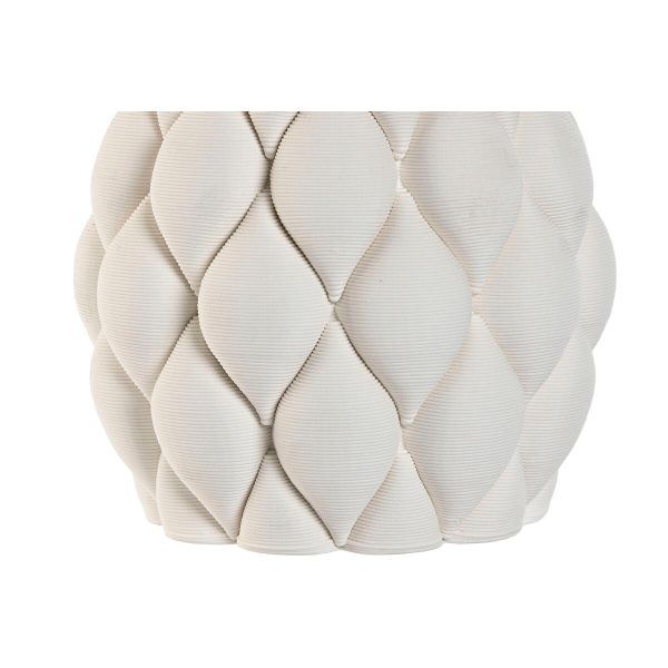 Vase Home ESPRIT White Ceramic Stoneware Modern 15 x 15 x 15 cm Online