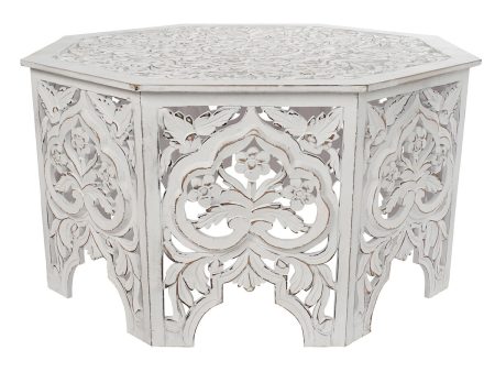 Centre Table DKD Home Decor MDF Wood 84 x 84 x 46 cm Fashion