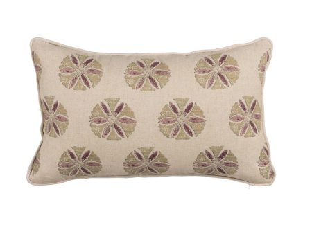 Cushion Cotton Linen Beige 45 x 30 cm on Sale