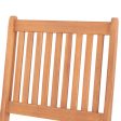 Garden chair Kate 46 x 60 x 88,5 cm Natural Acacia Online