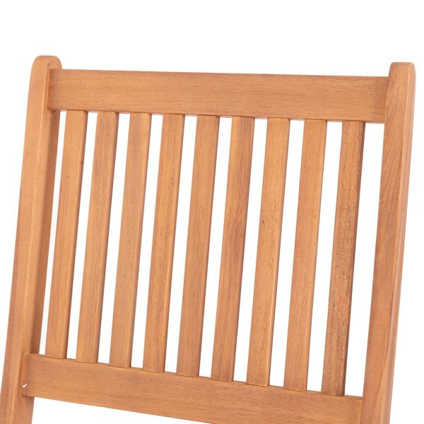 Garden chair Kate 46 x 60 x 88,5 cm Natural Acacia Online