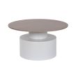 Centre Table Home ESPRIT Metal MDF Wood 80 x 80 x 42 cm Fashion