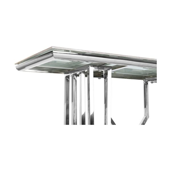 Console DKD Home Decor Crystal Steel (120 x 40 x 78 cm) on Sale