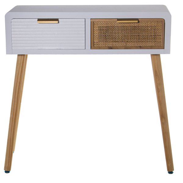 Console Alexandra House Living White Wood 80 x 78 x 30 cm Online