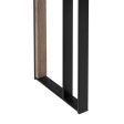 Console Black Natural Iron MDF Wood 110 x 30 x 75 cm Online now