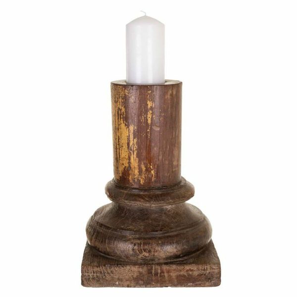 Candle Holder Alexandra House Living Recycled Wood 29 x 45 x 30 cm Online Sale