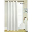 Curtain Hosteline GARONA White 140 x 260 cm For Discount