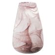 Vase Alexandra House Living Pink Crystal 18 x 18 x 31 cm Online now