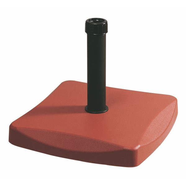 Base for beach umbrella 45 x 45 x 7 cm Cement Terracotta For Cheap