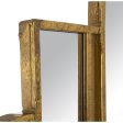 Wall mirror Alexandra House Living Golden Geometric For Cheap