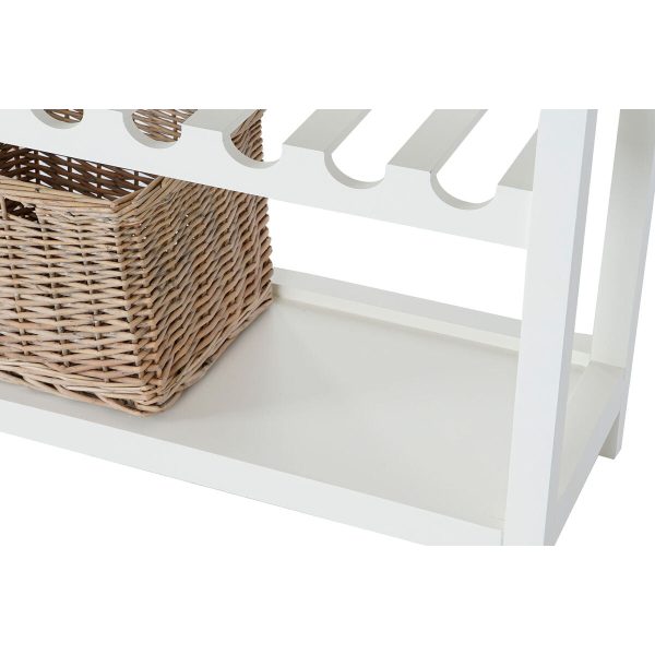 Console DKD Home Decor Beige wicker Paolownia wood 88 x 38 x 80 cm Hot on Sale