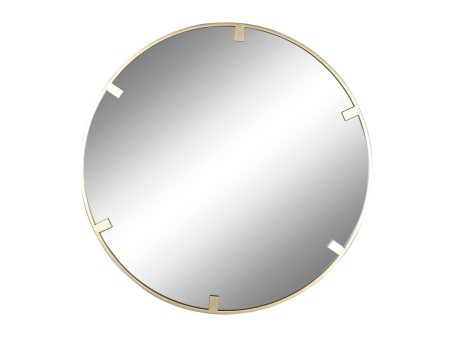 Wall mirror Home ESPRIT Golden 122 x 4 x 122 cm Discount