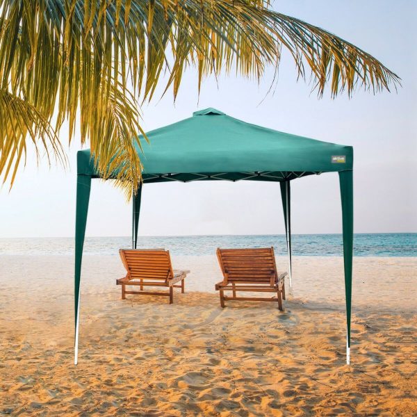 Gazebo Aktive 300 x 250 x 300 cm Cloth Steel Green For Sale