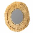 Wall mirror Alexandra House Living Natural 57 x 6 x 57 cm Circle For Discount