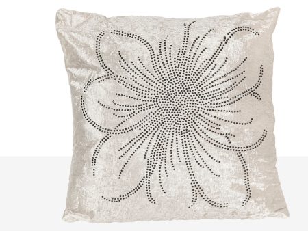 Cushion Romimex Pearlescent 45 x 45 x 10 cm Online Hot Sale