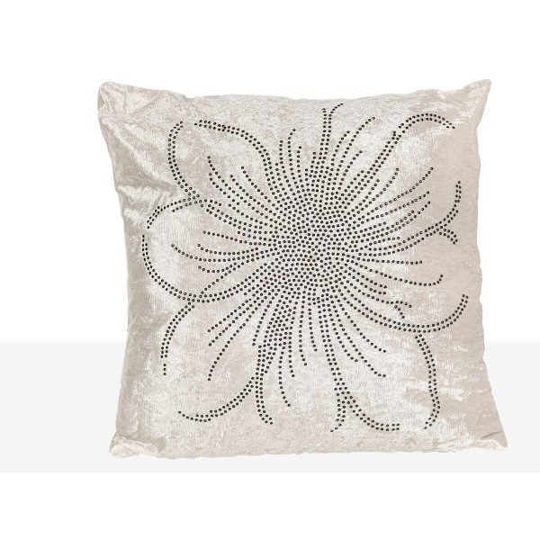 Cushion Romimex Pearlescent 45 x 45 x 10 cm Online Hot Sale