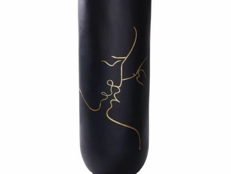 Vase DKD Home Decor Black Resin Modern (35 x 35 x 90 cm) For Cheap