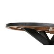 Centre Table DKD Home Decor Natural Metal Mango wood 130 x 70 x 45 cm Online Hot Sale