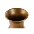 Vase Home ESPRIT Golden Metal Modern 29 x 29 x 71 cm on Sale