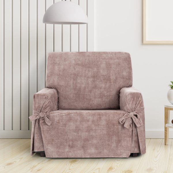 Armchair slipcovers Eysa TURIN Pink 100 x 110 x 120 cm on Sale