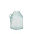 Vase made from recycled glass Alexandra House Living White Crystal 18 x 18 x 23 cm Fashion