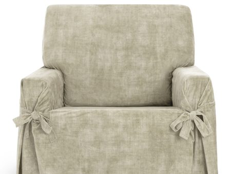 Armchair slipcovers Eysa TURIN White 100 x 110 x 120 cm For Cheap