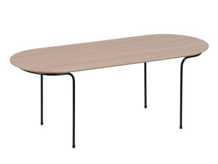 Centre Table NUDE Black Natural 100 x 40 x 38 cm For Sale