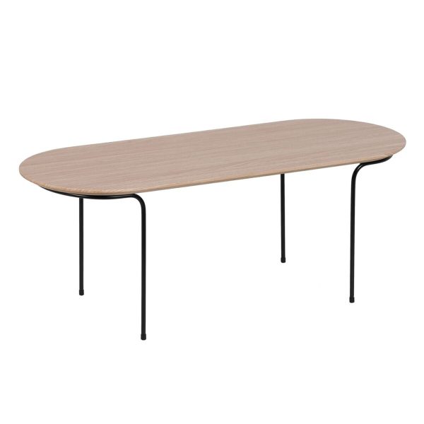 Centre Table NUDE Black Natural 100 x 40 x 38 cm For Sale