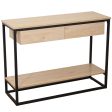 Console Alexandra House Living Brown Metal 100 x 75 x 35 cm Cheap