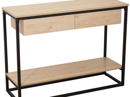 Console Alexandra House Living Brown Metal 100 x 75 x 35 cm Cheap