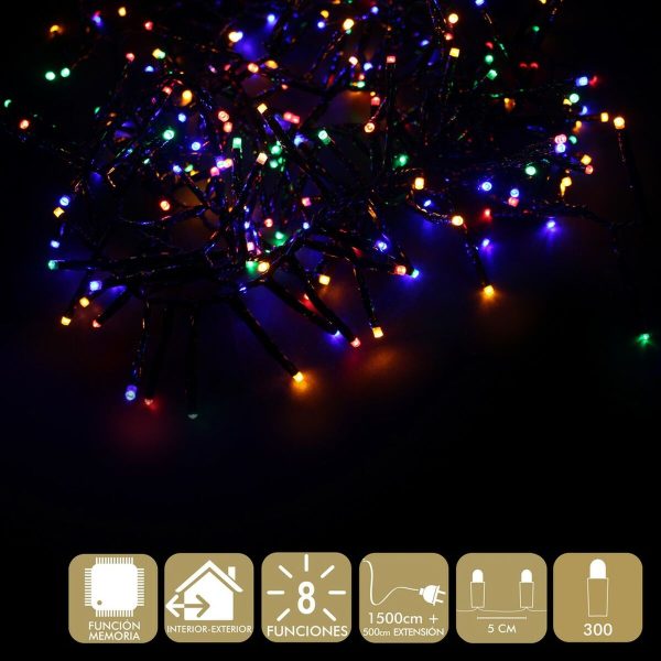 Wreath of LED Lights 15 m Multicolour 3,6 W Sale