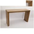 Console Romimex Natural Paolownia wood 132 x 79 x 40 cm Online now