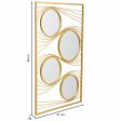 Wall mirror Alexandra House Living Golden 2 x 96 x 61 cm Rectangular Online