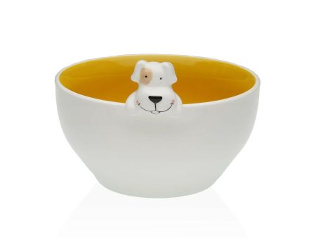 Bowl Versa Porcelain 15,8 x 9,5 x 14 cm Dog Online Hot Sale