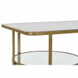 Centre Table DKD Home Decor Metal Crystal 90 x 50 x 35 cm Discount