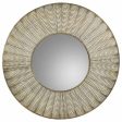 Wall mirror Alexandra House Living Golden 5 x 80 x 80 cm Circle Sale