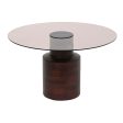 Centre Table DKD Home Decor Crystal Mango wood 80 x 80 x 40 cm Discount