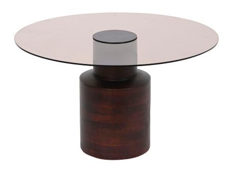 Centre Table DKD Home Decor Crystal Mango wood 80 x 80 x 40 cm Discount