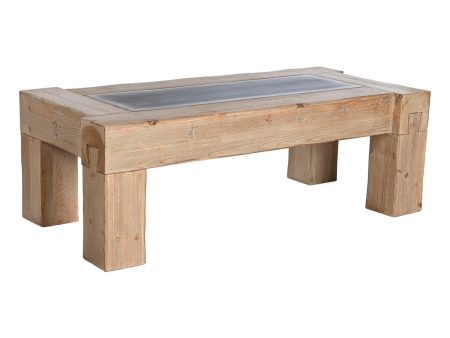 Centre Table Home ESPRIT Fir MDF Wood 140 x 70 x 46 cm Online Sale