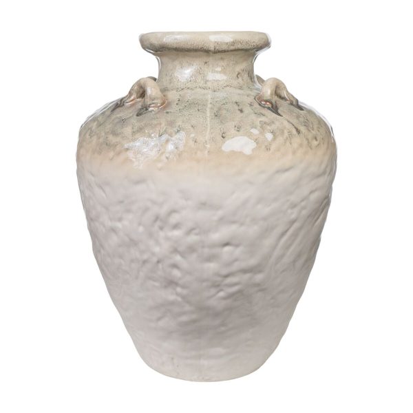 Vase Romimex Beige Porcelain 26 x 35 x 26 cm Hot on Sale