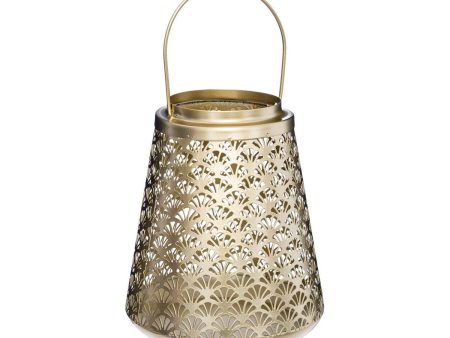 Candleholder Atmosphera To Feel Good Golden Iron (20 x 17 cm) Online