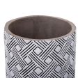 Set of Planters Fiore Cement Cylindrical 14 x 14 x 12 cm (4 Units) on Sale