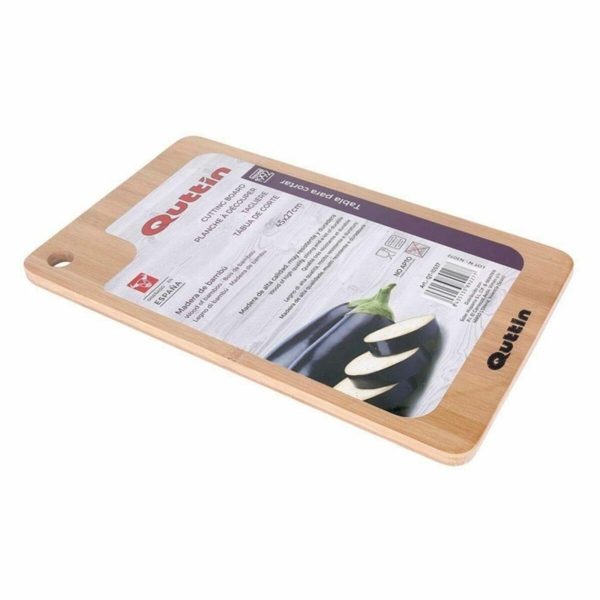 Bamboo Cutting Board Quttin Quttin (45 x 27 cm) Bamboo (6 Units) Sale