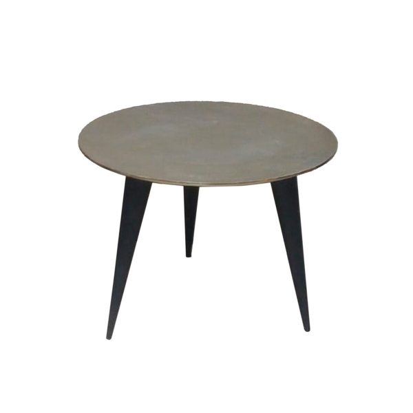 Centre Table Black Golden 60 x 60 x 45 cm Online