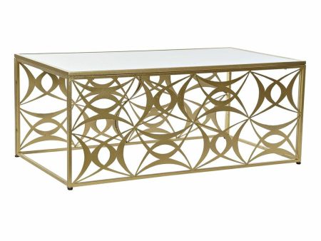 Centre Table DKD Home Decor Mirror Metal (110 x 60 x 46 cm) Supply