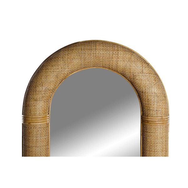 Wall mirror Home ESPRIT Natural Tropical 60,5 x 6 x 161 cm Hot on Sale